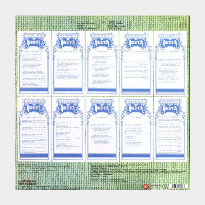 Nazareth - Exercises (ex+/ex+, 180g, Clear LP)
