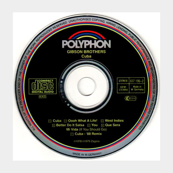 CD Gibson Brothers - Cuba