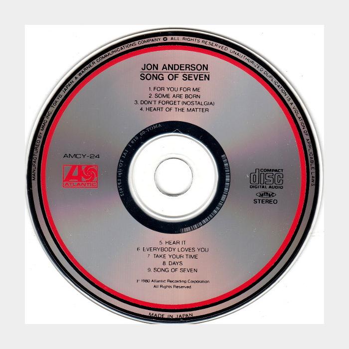 CD Jon Anderson - Song Of Seven