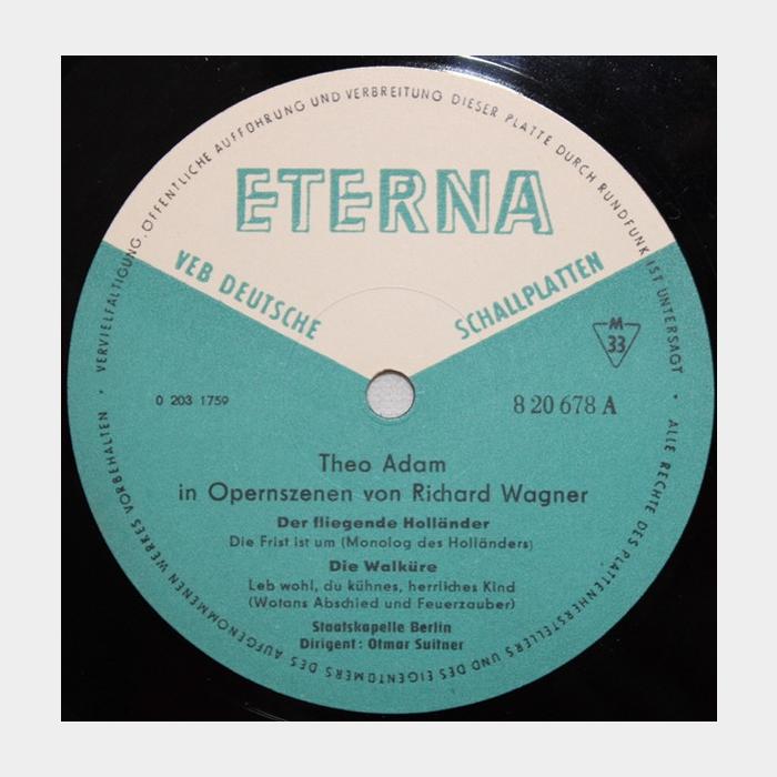 Theo Adam – Theo Adam In Opernszenen von Richard Wagner (ex/ex)