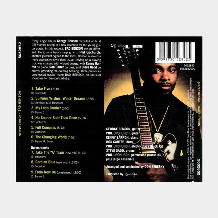 CD George Benson - Bad Benson