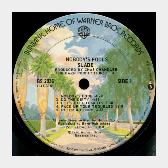 Slade - Nobody's Fools (ex+/ex-)