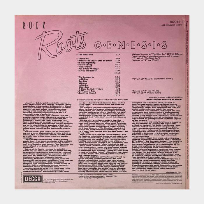 Genesis - Rock Roots (ex+/ex-)