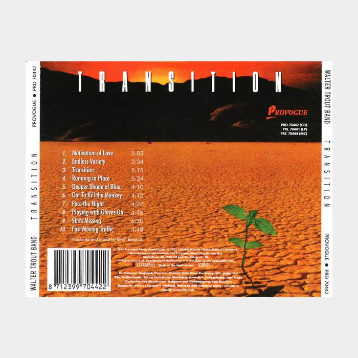 CD Walter Trout Band - Transition