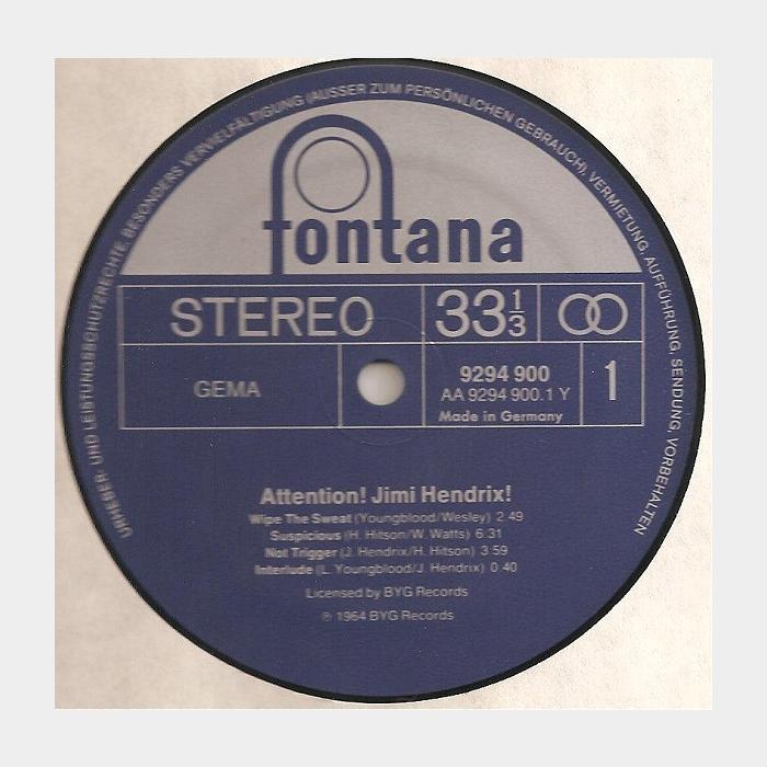 Jimi Hendrix - Attention (ex/ex)