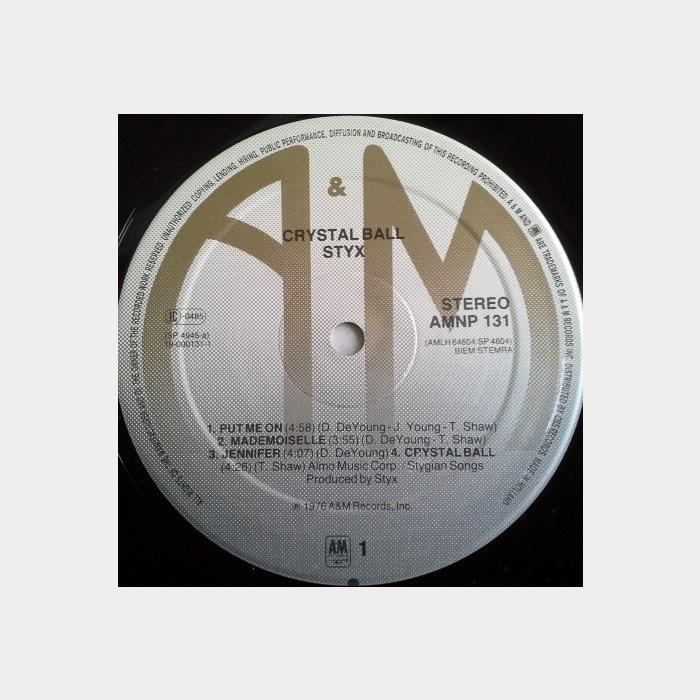 Styx - Crystal Ball (ex+/ex)