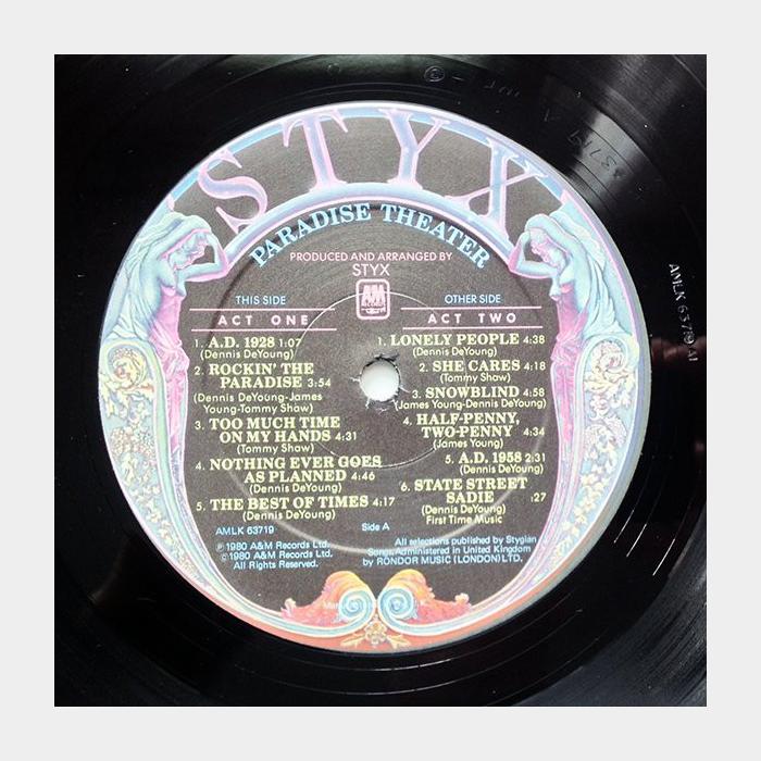 Styx - Paradise Theatre (ex+/vg+)