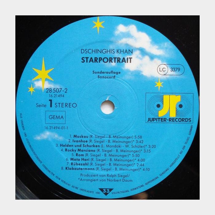 Dschinghis Khan - Starportrait (ex+/ex+)