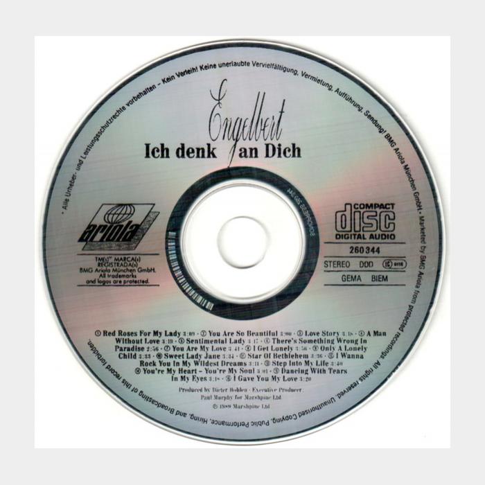 CD Engelbert Humperdinck - Ich Denk An Dich