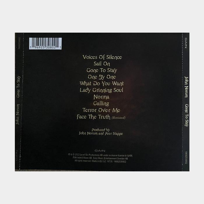 CD John Norum - Gone To Stay
