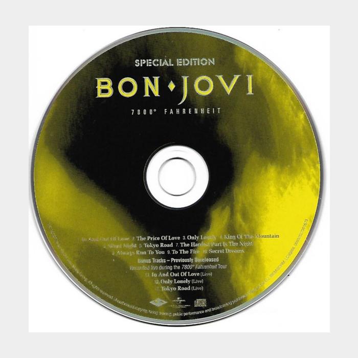 CD Bon Jovi - 7800 Fahrenheit