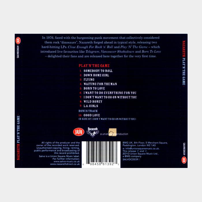 CD Nazareth - Play 'N' The Game