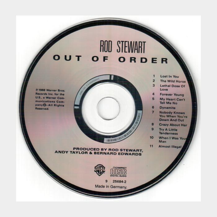 CD Rod Stewart - Out Of Order