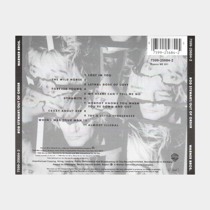 CD Rod Stewart - Out Of Order