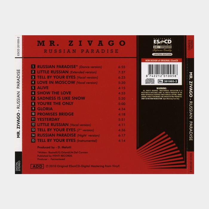 CD Mr. Zivago - Russian Paradise