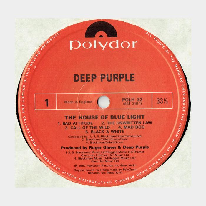 Томат дип перпл. Deep Purple the House of Blue Light. Deep Purple дом голубого света пластинка.