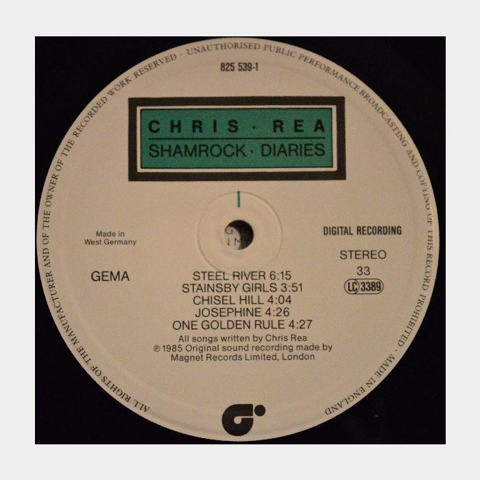 Chris Rea - Shamrock Diaries (ex+/ex+)