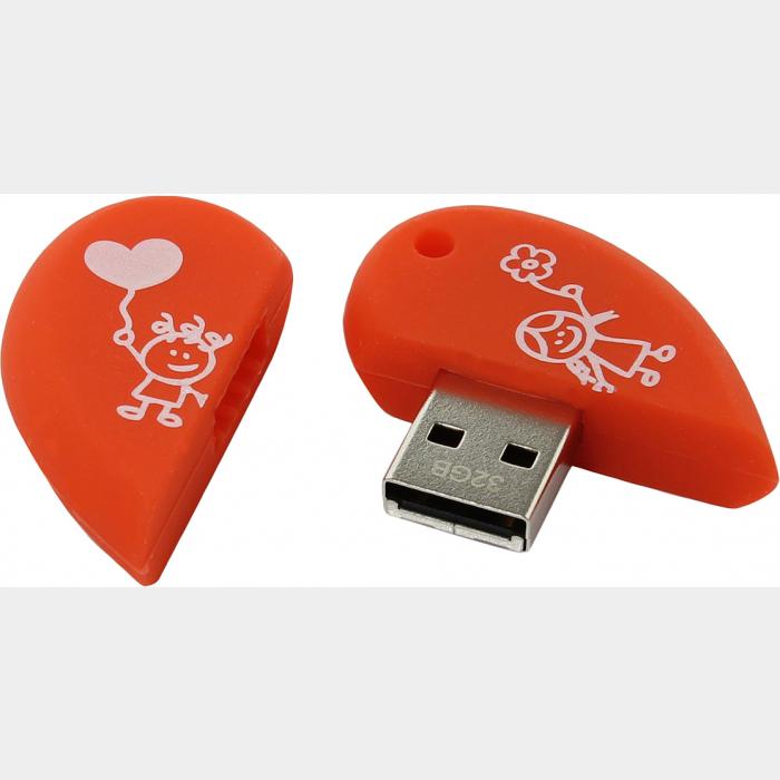 USB Flash 32Gb Smartbuy Heart