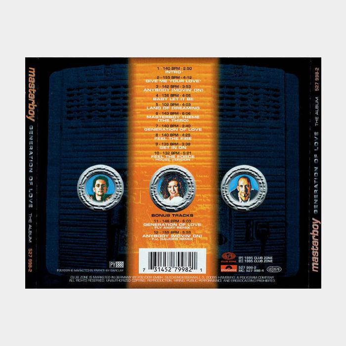 CD Masterboy - Generation Of Love