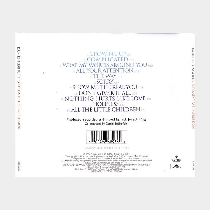 CD Daniel Bedingfield - Second First Impression