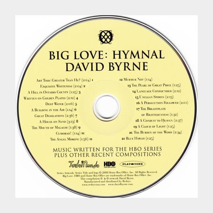 CD David Byrne - Big Love: Hymnal