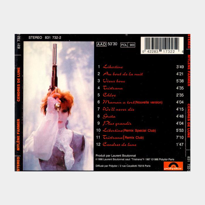CD Mylene Farmer - Cendres De Lune