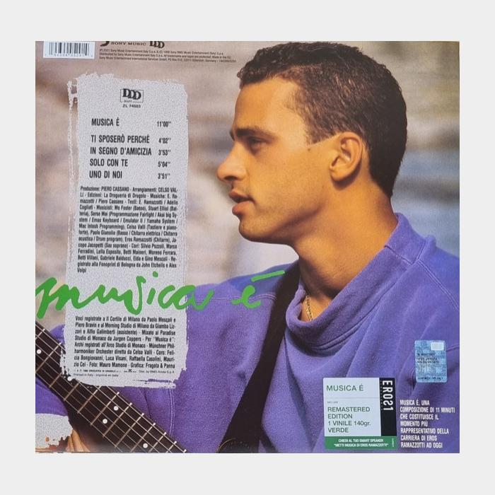 Eros Ramazzotti - Musica E (sealed, 180g, Green LP)