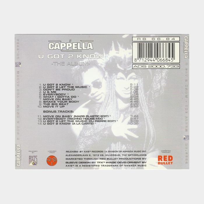 CD Cappella - U Got 2 Know