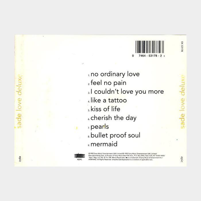 CD Sade - Love Deluxe