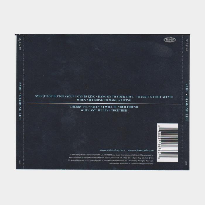 CD Sade - Diamond Life