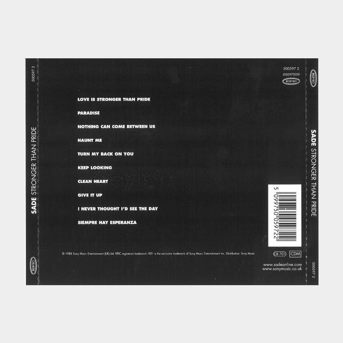 CD Sade - Stronger Than Pride