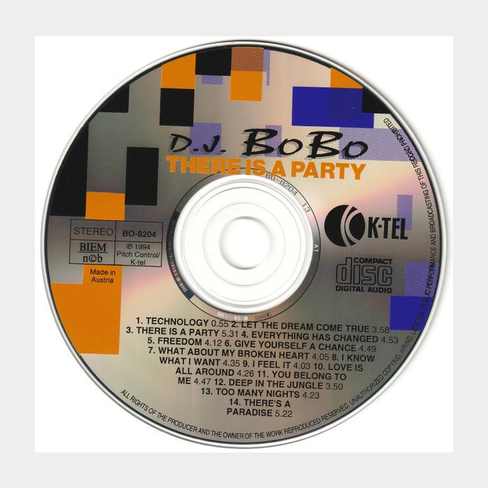 CD DJ BoBo - There Is A Party