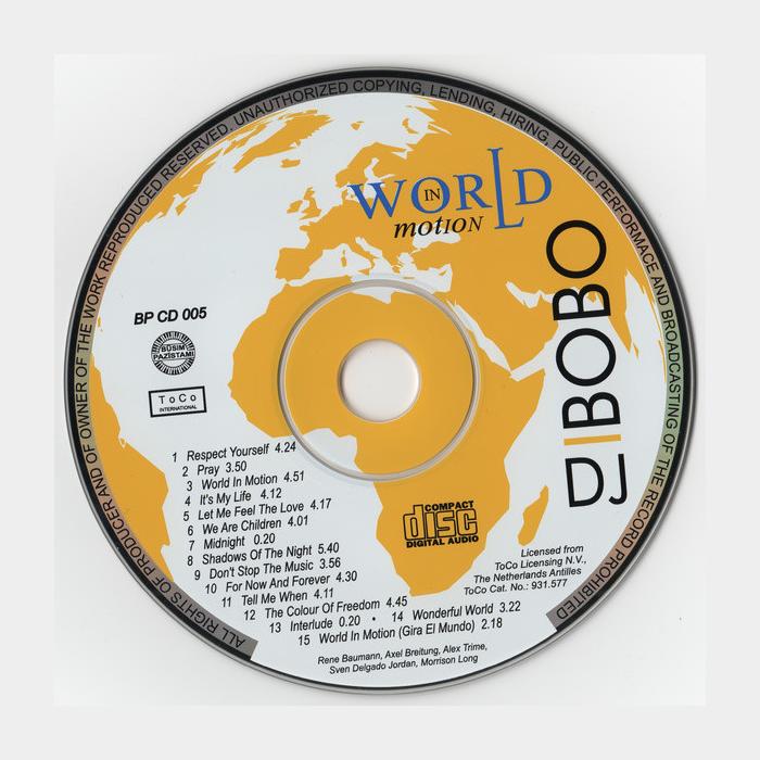 CD DJ BoBo - World In Motion