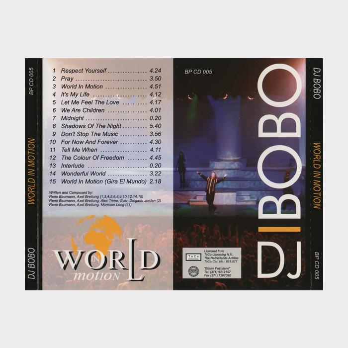 CD DJ BoBo - World In Motion