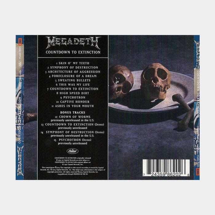 CD Megadeth - Countdown To Extinction
