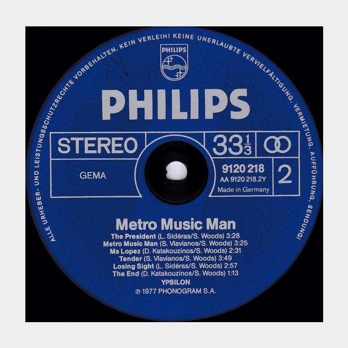 Ypsilon – Metro Music Man (ex+/ex)