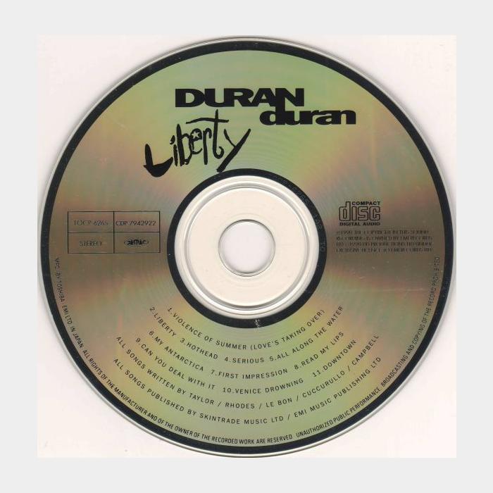 CD Duran Duran - Liberty