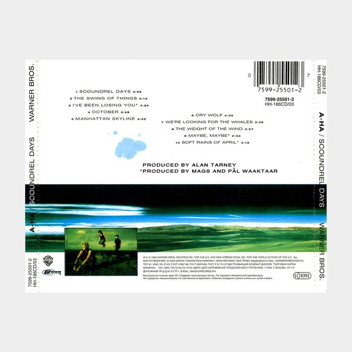 CD A-ha - Scoundrel Days