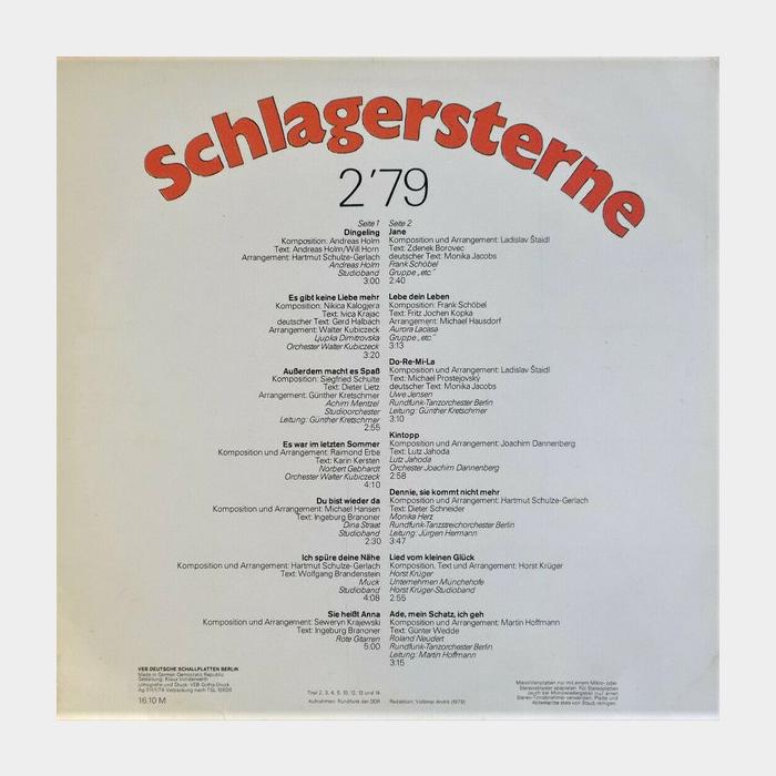 VA - Schlagersterne 2/79 (ex+/ex)