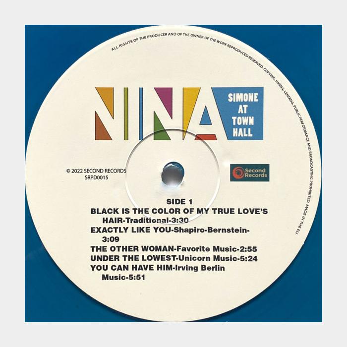 Nina Simone - At Town Hall (sealed, 180g, Marble LP)