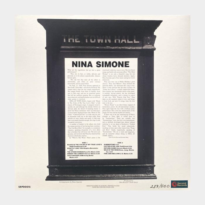 Nina Simone - At Town Hall (sealed, 180g, Marble LP)