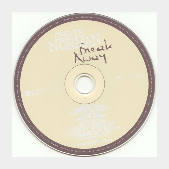CD Chris Norman - Break Away