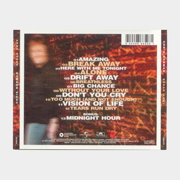 CD Chris Norman - Break Away