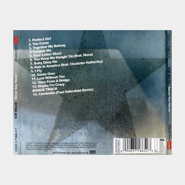 CD Kim Wilde - Never Say Never