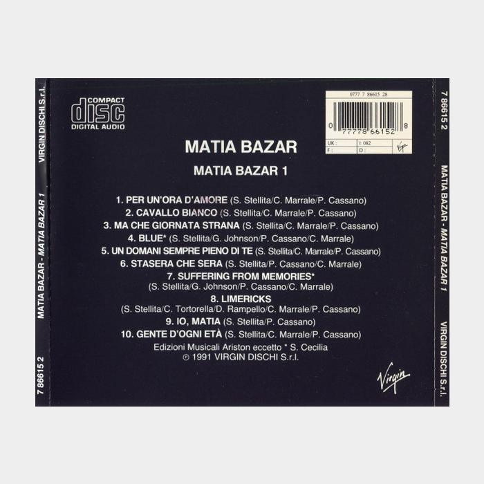 CD Matia Bazar - Matia Bazar I