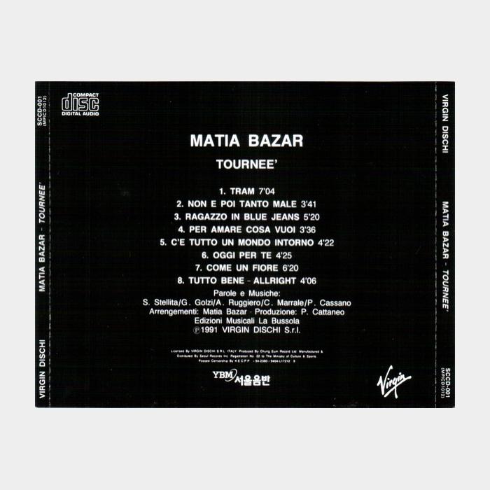 CD Matia Bazar - Tournee