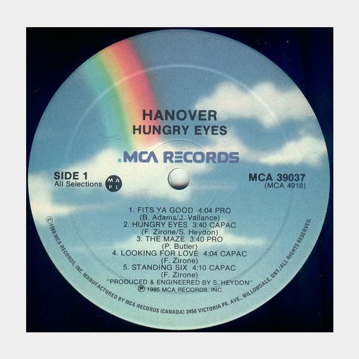 Hanover - Hungry Eyes (ex/ex)