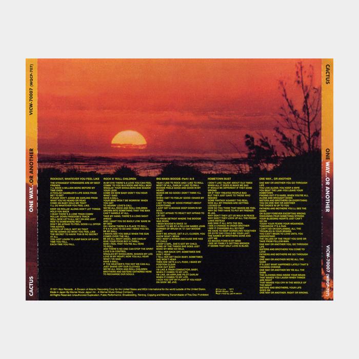 CD Cactus - One Way...Or Another