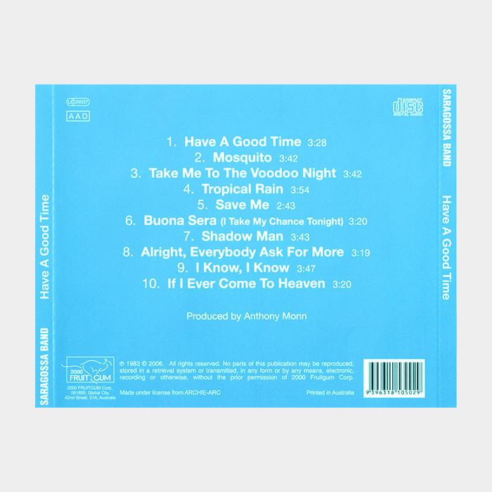 CD Saragossa Band - Have A Good Time