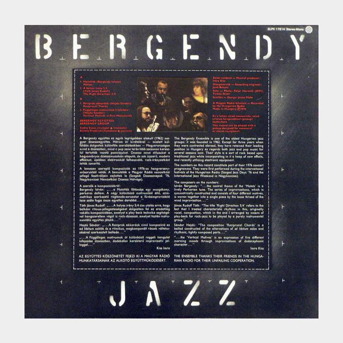 Bergendy – Jazz (ex/ex)